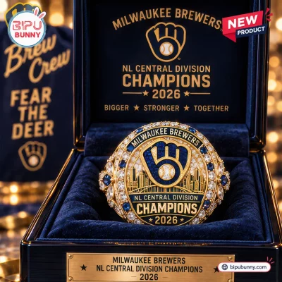Milwaukee Brewers 2026 NL Central Division Champions Commemorative Ring