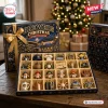 Open Milwaukee Brewers Christmas Advent Calendar displaying miniature holiday ornaments.