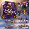 Front view of Minnesota Vikings 65th Anniversary 2026 Advent Calendar surrounded by football player and holiday ornaments.