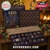 Minnesota Vikings Skol 24 Day Ornament Advent Calendar with purple and gold team themed miniature holiday decorations.