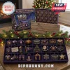 Minnesota Vikings Skol 24 Day Ornament Advent Calendar with purple box and twenty-four individual team-themed ornaments.