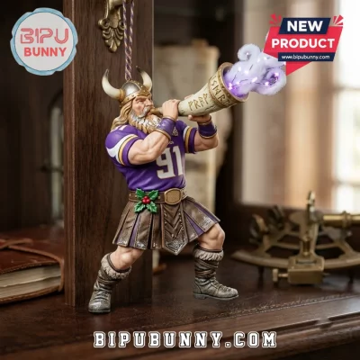 Minnesota Vikings Viktor The Viking Christmas Ornament