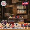 MLB Team Mascot Collectible Advent Calendar featuring various baseball player figurines, team hats, and branded bracelets.