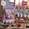 My Little Pony Equestria 2026 Holiday Advent Calendar featuring twenty-four miniature pony figures and festive buildings.