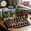 Naruto Shippuden 24-Piece Anime Advent Calendar featuring 24 chibi-style character figurines on a wooden tray.