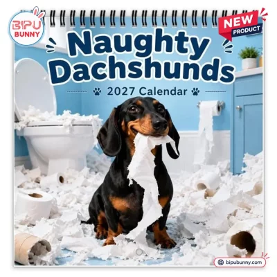 Naughty Dachshunds 2027 Wall Calendar Naughty Dachshunds 2027 Wall Calendar
