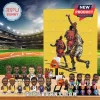 NBA Player Mini Figure Advent Calendar 2026 with yellow basketball-themed box, figures, and miniature accessories.