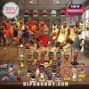 NBA Players 2025 Christmas Advent Calendar featuring basketball action figures, team keychains, and display cabinet items.
