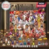 NBA Players 2025 Christmas Advent Calendar featuring caricatured basketball stars, numbered doors, and small player figurines.