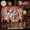 NBA Players 2025 Christmas Advent Calendar featuring a poster of cartoon basketball stars and small trophy figurines.