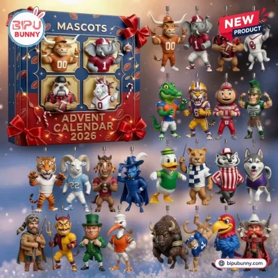 NCAA Football Team Mascot Advent Calendar 2026