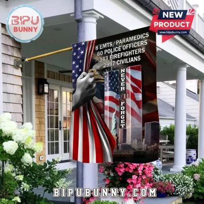 Never Forget 9/11 Patriot Day Memorial Flag