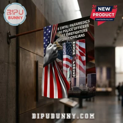 Never Forget 9/11 Patriot Day Memorial Flag