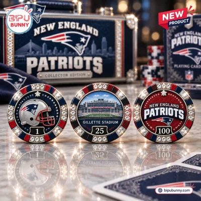 New England Patriots Casino Poker Set