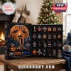 New York Knicks 2026 Championship Halloween Advent Calendar box with basketball graphics, team logo, and 24 numbered doors.