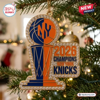 New York Knicks 2026 NBA Champions Acrylic Ornament