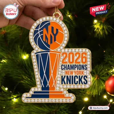 New York Knicks 2026 NBA Champions Acrylic Ornament
