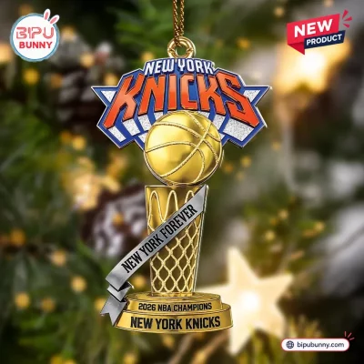 New York Knicks 2026 NBA Champions Championship Ornament