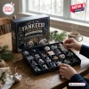 New York Yankees Christmas Advent Calendar 2026 with twenty-four numbered compartments containing baseball-themed ornaments.