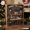 Newcastle United Football Christmas Advent Calendar showing St. James' Park, a magpie, and numbered slots for ornaments.