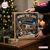 Newcastle United Football Christmas Advent Calendar showing St. James' Park, a magpie, and gold decorations.