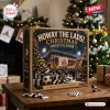 Newcastle United Football Christmas Advent Calendar box featuring St. James' Park, a magpie, and soccer ball illustration.