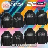 NFL 2026 Crucial Catch Black Pullover Hoodie collection featuring various team logos and colorful geometric accents.