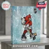 NHL Hockey Mini Figures Advent Calendar features a cartoon hockey player in red jersey on a light blue numbered background.