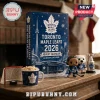 NHL Toronto Maple Leafs 2026 Advent Calendar box featuring Scotiabank Arena, Toronto skyline, and blue winter graphics.