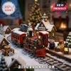 North Pole Express Train Christmas Advent Calendar 2026 featuring a miniature steam locomotive, conductor, and station.