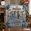 Oasis Advent Calendar 2026 featuring 3D figures of Liam and Noel Gallagher on a light blue box with blue bows and UK flags.