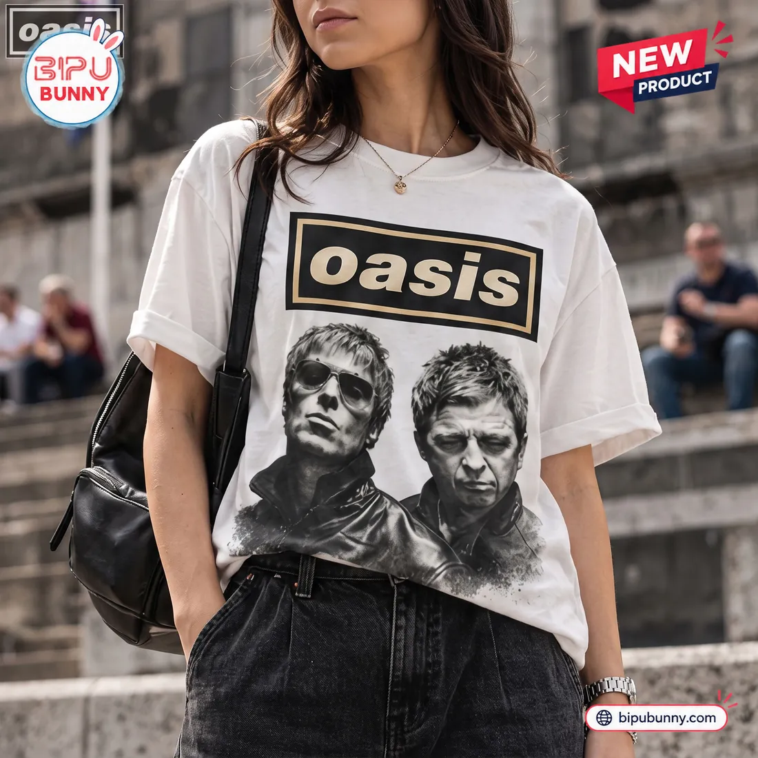 Oasis Band Tour 2027 White T-Shirt Oasis Band Tour 2027 White T-Shirt
