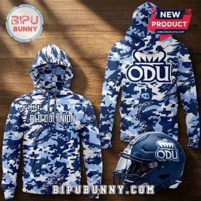 Old Dominion Monarchs Blue Camouflage Hoodie