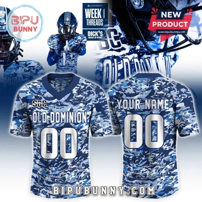 Old Dominion Monarchs Custom Camo Football Jersey