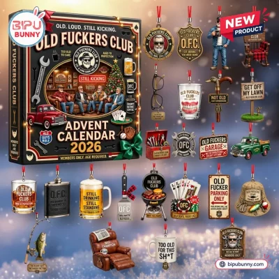 Old Fuckers Club Ornament Advent Calendar 2026