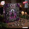 Ozzy Osbourne 46th Anniversary 2026 Advent Calendar box featuring purple bows, silver charms, and gothic holiday decor.
