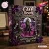 Ozzy Osbourne 46th Anniversary 2026 Advent Calendar box featuring a center figure, purple bows, and gothic castle graphics.