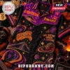 Parliament Funkadelic Mothership Connection Hawaiian shirt in black with purple and orange space-themed graphics.