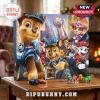 Paw Patrol The Movie 24-Piece Advent Calendar featuring Chase, Marshall, and Skye characters on a blue cardboard box.