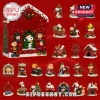 Peanuts Snoopy and Friends Christmas Advent Calendar 2026 featuring numbered red storage boxes and miniature character figures.