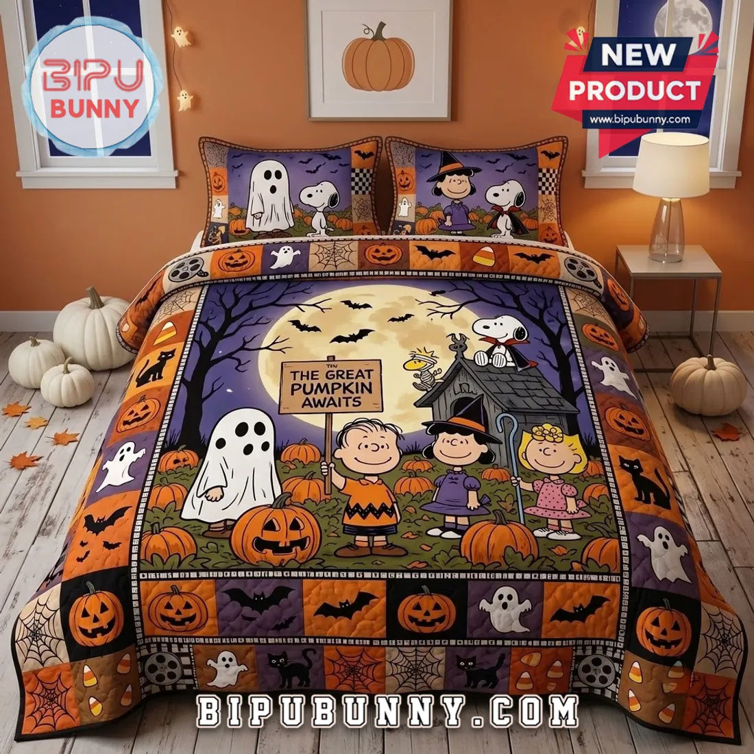Peanuts Snoopy Halloween Character Throw Quilt Blanket Peanuts Snoopy Halloween Character Throw Quilt Blanket