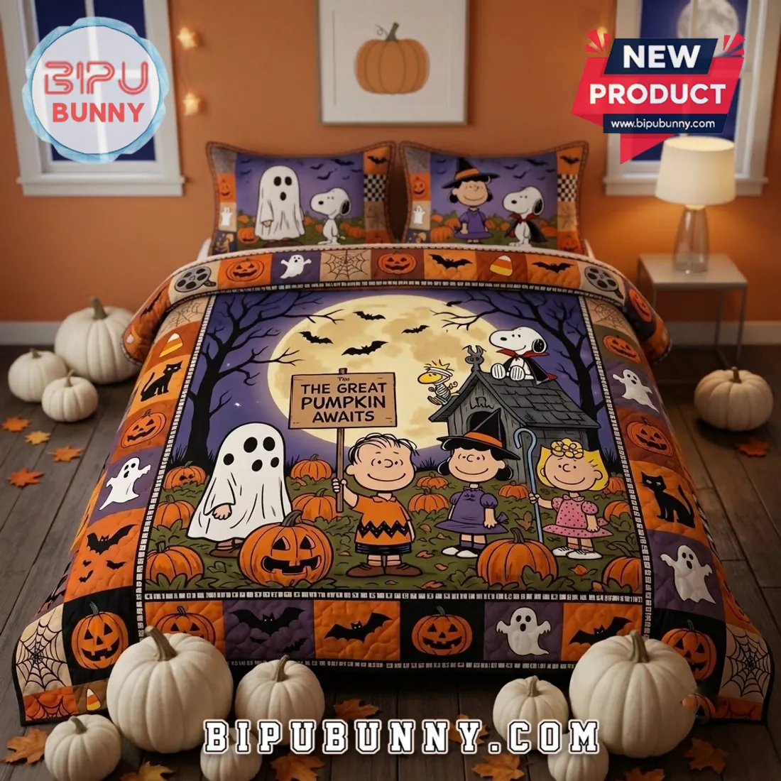 Peanuts Snoopy Halloween Character Throw Quilt Blanket Peanuts Snoopy Halloween Character Throw Quilt Blanket