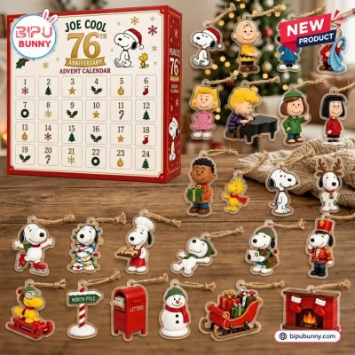 Peanuts Snoopy Joe Cool 76th Anniversary Advent Calendar