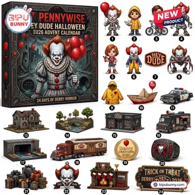 Pennywise IT 2026 Derry Horror Halloween Advent Calendar