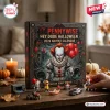 Pennywise IT 2026 Derry Horror Halloween Advent Calendar box with miniature figures of Pennywise, paper boats, and car.