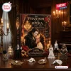 Front view of Phantom of the Opera 40th Anniversary Advent Calendar box with figurines.