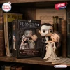 Phantom of the Opera 40th Anniversary Christine Daaé figure standing beside its original display packaging on a shelf.