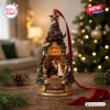 Phantom of the Opera 40th Anniversary Christmas ornament features a tree design with a gold piano base and theatrical figures.