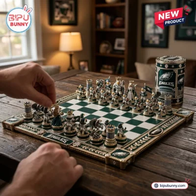 Philadelphia Eagles NFL Chess Set