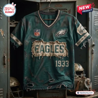 Philadelphia Eagles NFL Football Distressed T-Shirt